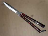 10 Inch Balisong Red Butterfly Knife