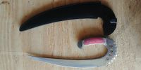 12" Fantasy Pakka Swing Blade Knife Satin Karambit Dagger