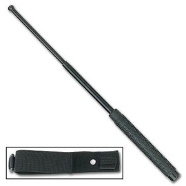 26" Mtech Rubber Handle Metal Expandable Baton