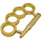 30-06 Bullet Knuckles Gold Folding Knife Paperweight