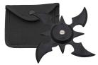 4 blade weighted throwing star black fb0013bk