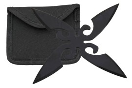 4 blade whirlwind throwing star black fb0022bk