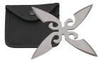 4 blade whirlwind throwing star silver fb0022sl