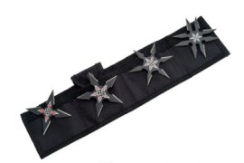 Shuriken Throwing Stars Set 4 Piece