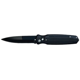 5" Closed Black Automatic Switch Blade Contour Knife