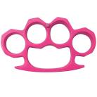 5 Ounce Pink Brass Knuckles Belt Buckle Paperweight