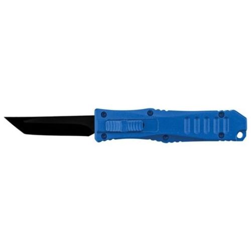 5.25" Blue Automatic Out The Front Micro OTF Tanto Blade Knife