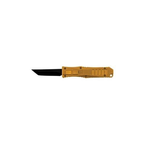 5.25" Gold Automatic Out The Front Micro OTF Tanto Blade Knife