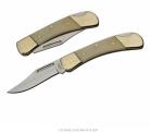 6" Bone Handle Lock Back Folding Knife 