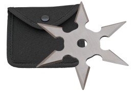 6 blade throwing star silver fb0019sl