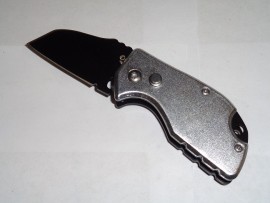 5" Mini Silver Sheeps Foot Automatic Knife