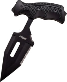 7.5" Mtech T Handle Black Palm Push Dagger