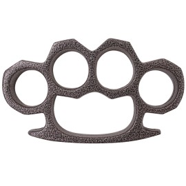 7 Ounce Damascus Brass Knuckles Belt Buckle Paperweight