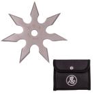 7 Point Throwing Star 4" Ninja Shuriken Silver