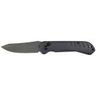 8" Lightweight CNC Machined Switchblade with Drop Point Blade Gray