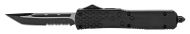 8.5" Techno Black D/A OTF Automatic Knife Black Tanto Serrated