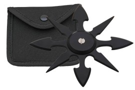 8 blade weighted throwing star black fb0015bk