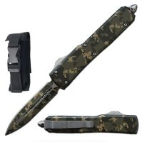 8.25" Automatic Dual Shadow Jumper Digital Camo D/A OTF Knife