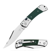8.5" Gentleman's Green G10 Handle Switchblade Automatic Knife
