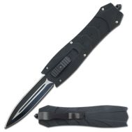 9" Emperor Black D/A OTF Automatic Knife Dagger Point Two Tone