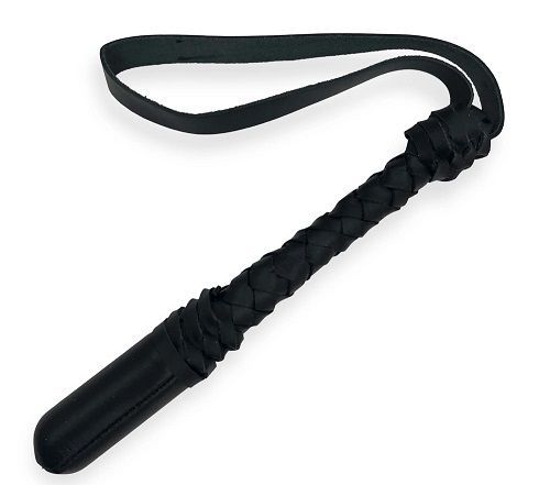 9" Leather Billy Club with Wrist Strap