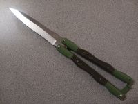 9" OD Green Heavy Weight Butterfly Knife