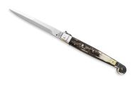 A.G.A. Campolin 12" Brazilian Horn Italian Sicilian Fighting Automatic Knife