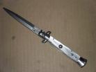 AB 9 Inch Armando Beltrame Coltellerie Stiletto Automatic Knife Gray Dagger