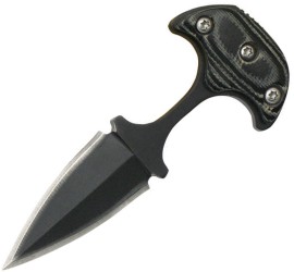 ABKT Tac 3" Neck Knife Palm Push Dagger