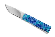 AGA Campolin Dragonfly Blue Arabian Stainless Gravity Knife