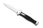 AGA Campolin Zero Black Carbon Fiber Leverlock Automatic Knife Satin Bayo