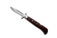 AKC 11" Roma Italian Swinguard Automatic Knife Snakewood (4.60" Damascus)