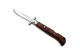 AKC 11" Roma Italian Swinguard Automatic Knife Snakewood (4.60" Polished)