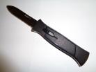 AKC 777 Black Finger Black OTF Automatic Knife Gold Dagger