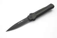 AKC ACE X-treme Army Green Italian Automatic Knife Black Dagger