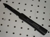 AKC Concord Complete Black Flat Grind Italian OTF Automatic Knife