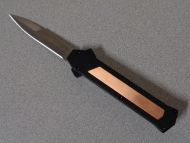 AKC F-16 Bronze D/A OTF Automatic Knife Satin Bayo