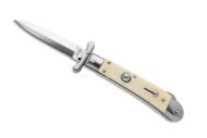 AKC World Medici 7.3" Swinguard Automatic Knife Dagger Imitation Ivory