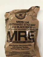 US MRE Menu #24 South West Style Beef Black Beans