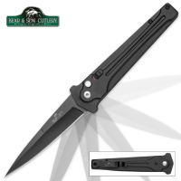 Bear Ops Bold Action Black Spike Bayo Automatic Knife