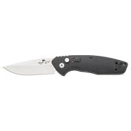 Bear & Son Bold Action X Black G10 Automatic Knife Satin Drop Point