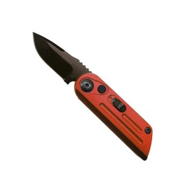 Bear Ops Red Bolt Action 14 Automatic Knife 2.5 Inch