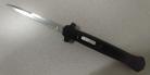 Best 13 Inch OTF Automatic Knife Black Switchblade Satin Bayo