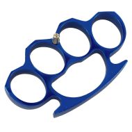 Blue Heavy Duty Belt Buckle Brass Knuckles Paperweight