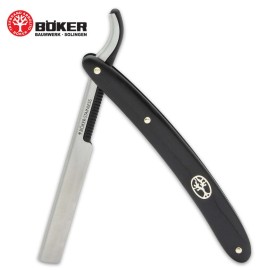 Boker Barberette Black Straight Razor