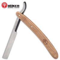 Boker Barberette Olive Wood Straight Razor