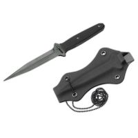 7.5" Boker Besh Wedge Neck Knife Black Dagger