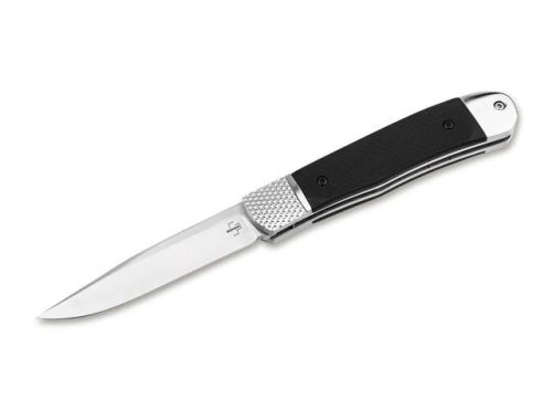 Boker Plus Hidden Release Trapper Automatic Knife Black G10 (7" Overall)
