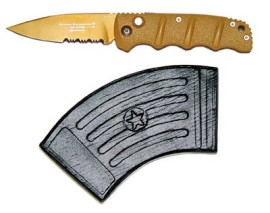 Boker Kalashnikov 74 Desert Automatic Knife Serrated