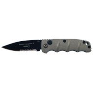 Boker Kalashnikov Gun Metal Grey Automatic Knife Black Serrated